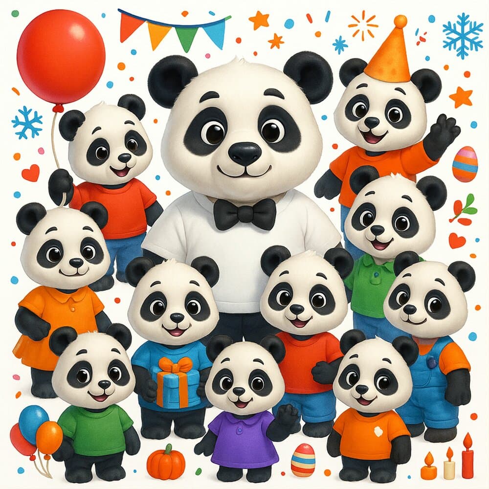 Подарямбики Панды Подарямбы