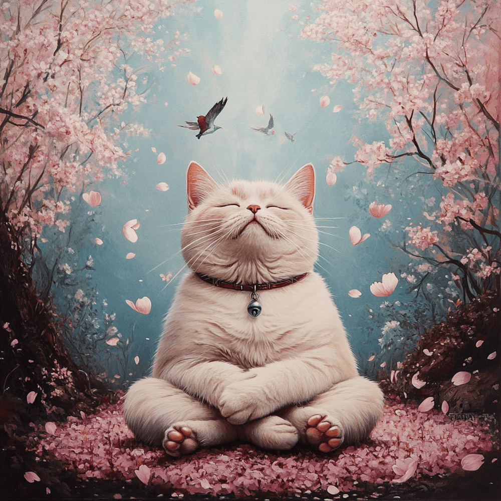 Meditation Kitten
